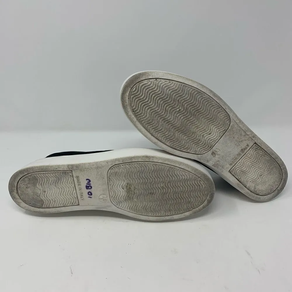 Topshop Black Suede Slip on sneakers size 6 (39)‎ - Image 6