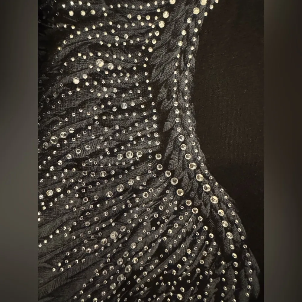 Affliction Isadora Diamonds Bodysuit Women’s Black Size Small - Image 12