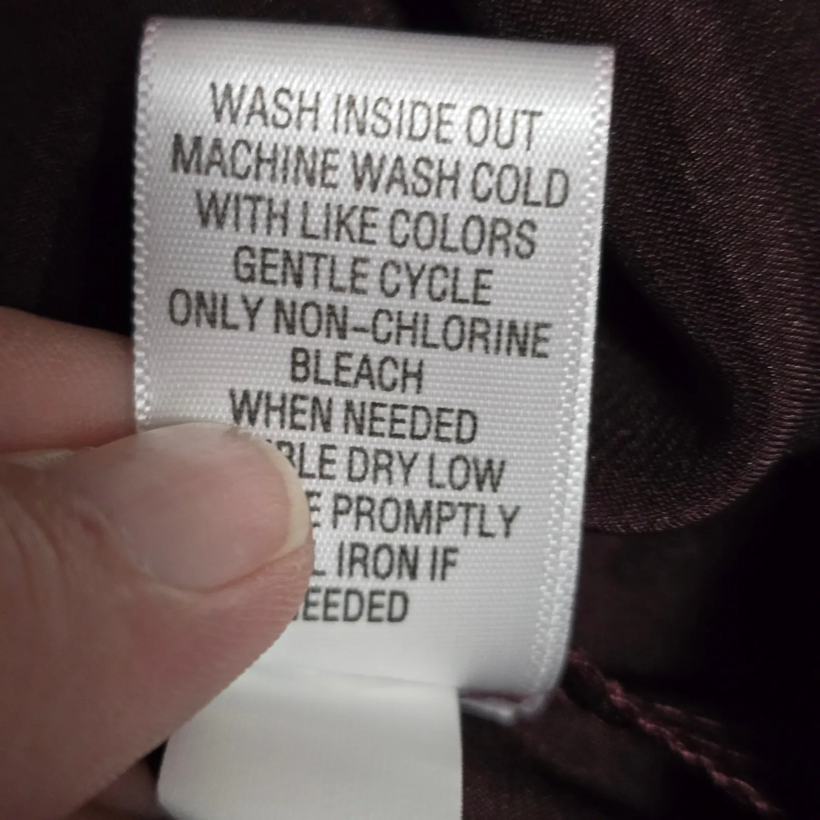 APT 9 Burgundy Satin Lace Detail Short Sleeve Blouse Size 2X Romantic Fairy Purple - Image 8