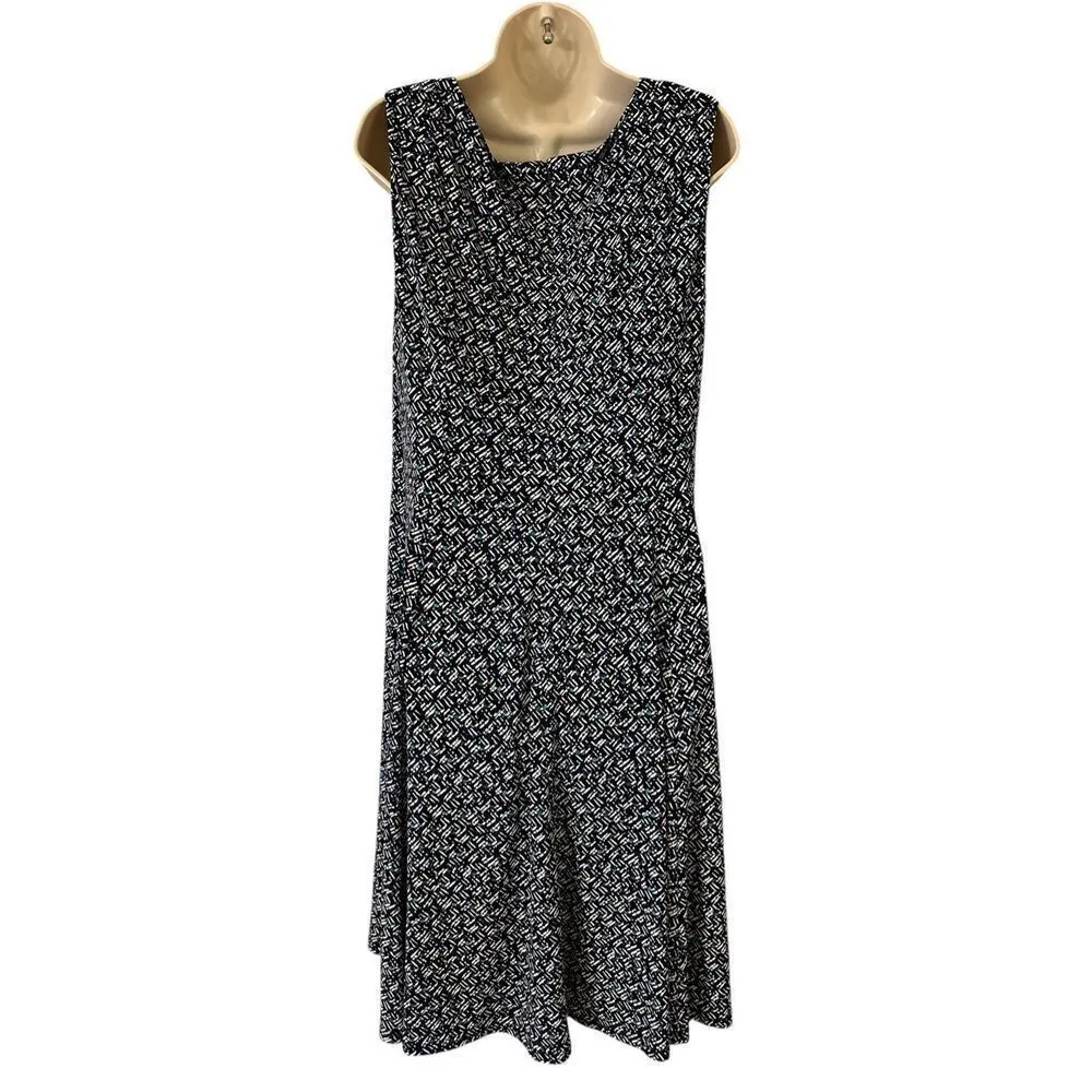 Jessica Howard Dress Sleeveless Fit Flare Size 18 Stretchy - Image 3