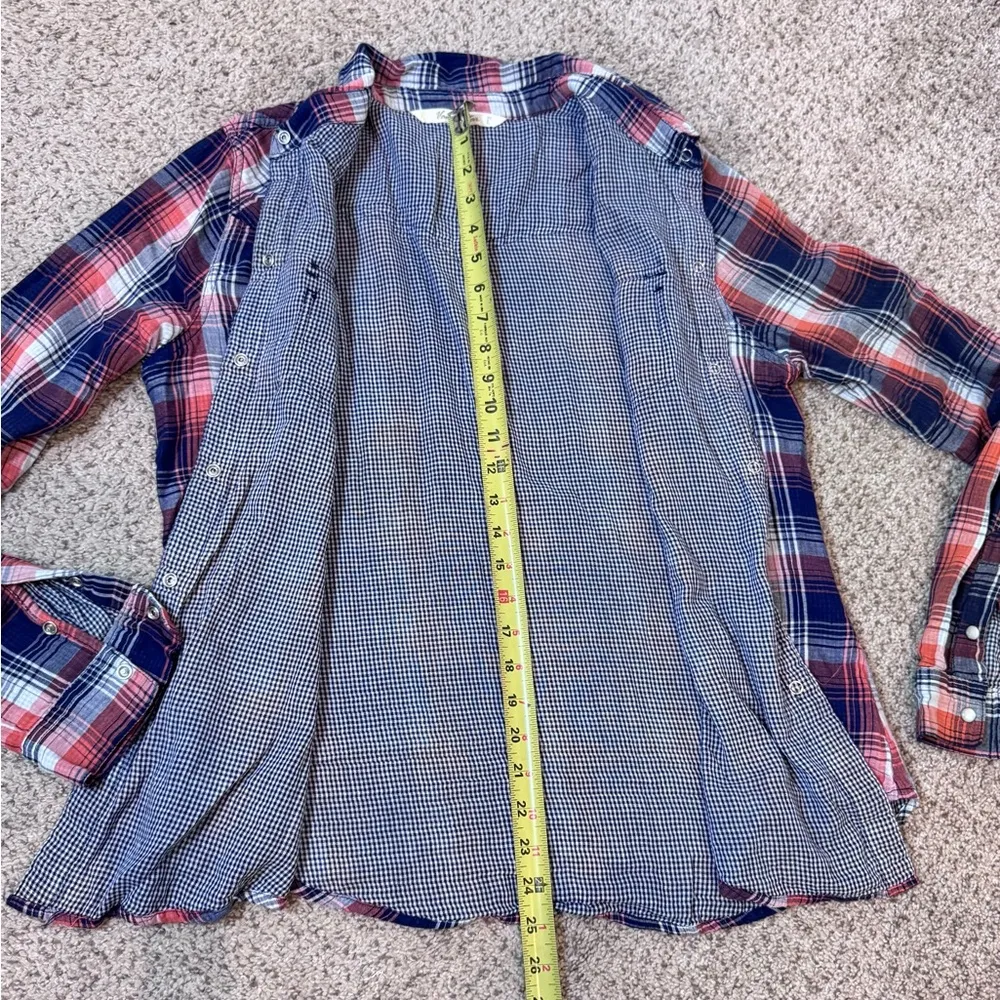 Vanilla Star Plaid Pearl Snap Western Rodeo Maximalism Shirt Ranchcore Flannel - Image 8