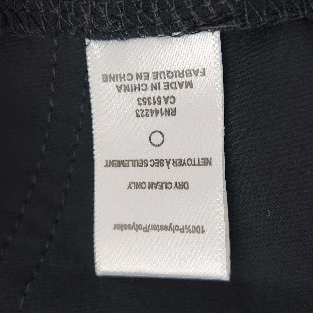 Bishop + Young Black Cargo Mini Wrap Skirt NWT Size XS Mini Black Military Skirt - Image 9