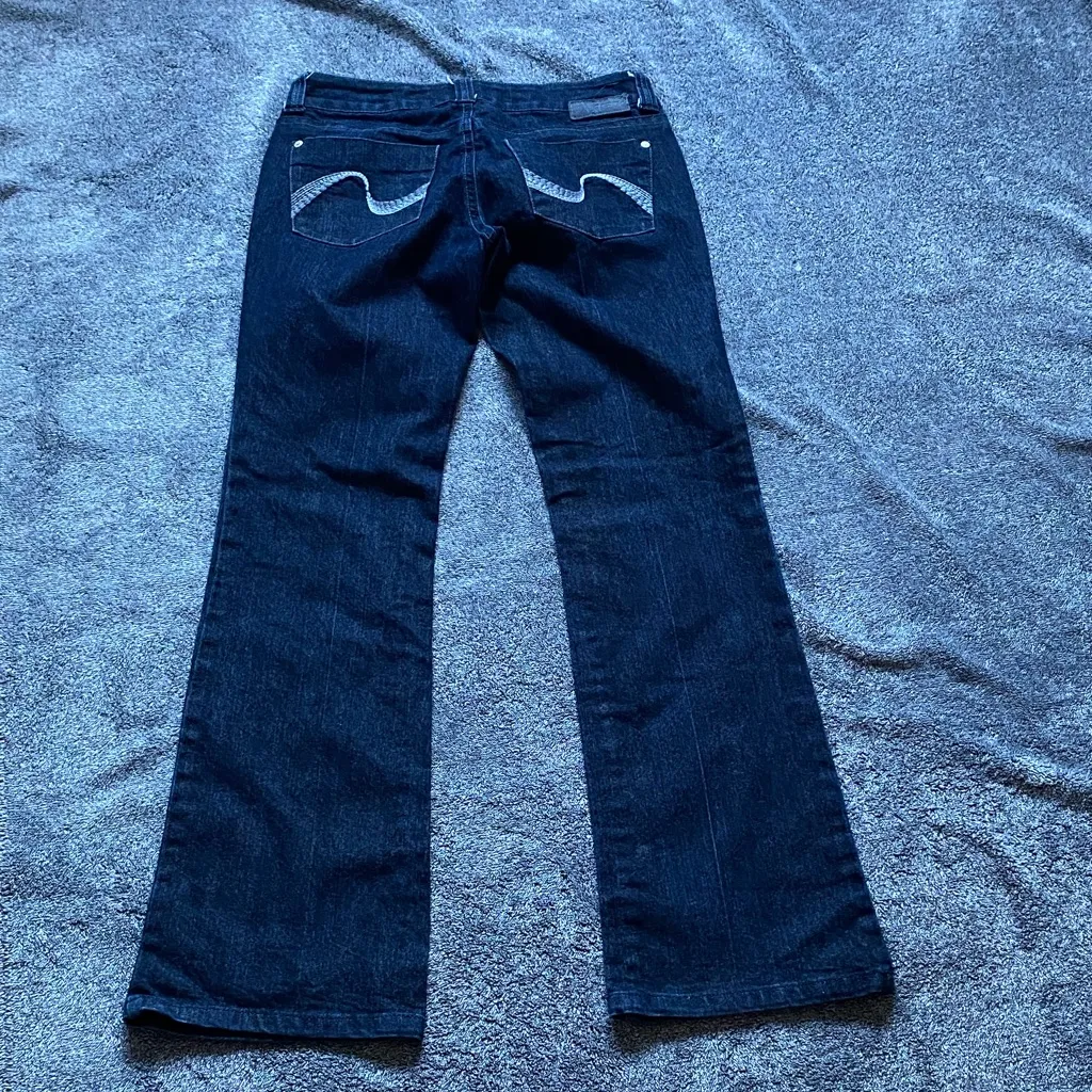 YMI Midnight black Wide Leg Jeans Size undefined - Image 3