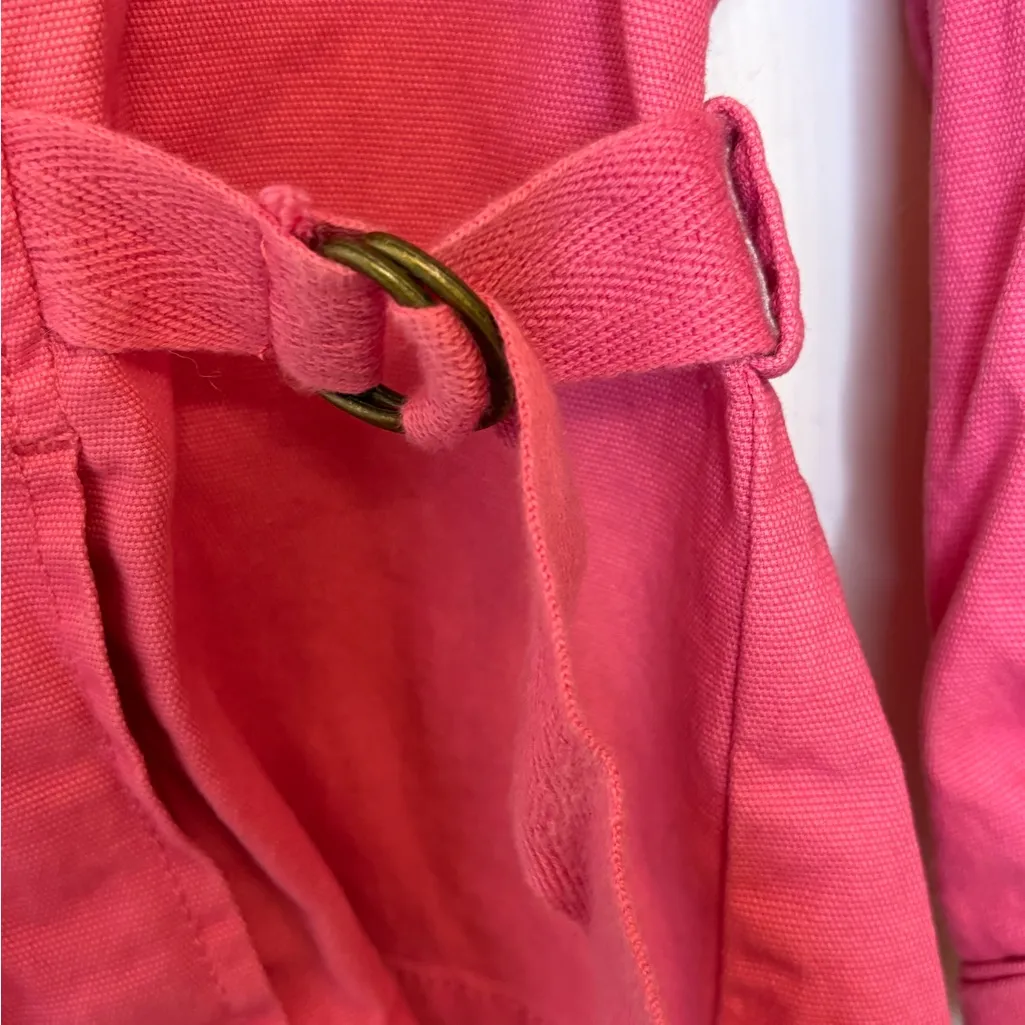 Ruby Rd Pink Utility Jacket Lightweight Zip Front Casual Spring Layer 8P - Image 4