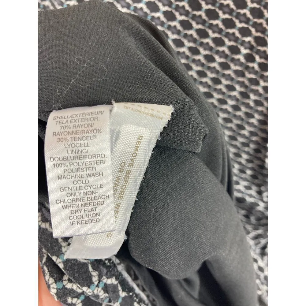 Ann Taylor LOFT Mosaic Side Shirred Dress Size XS - Image 8