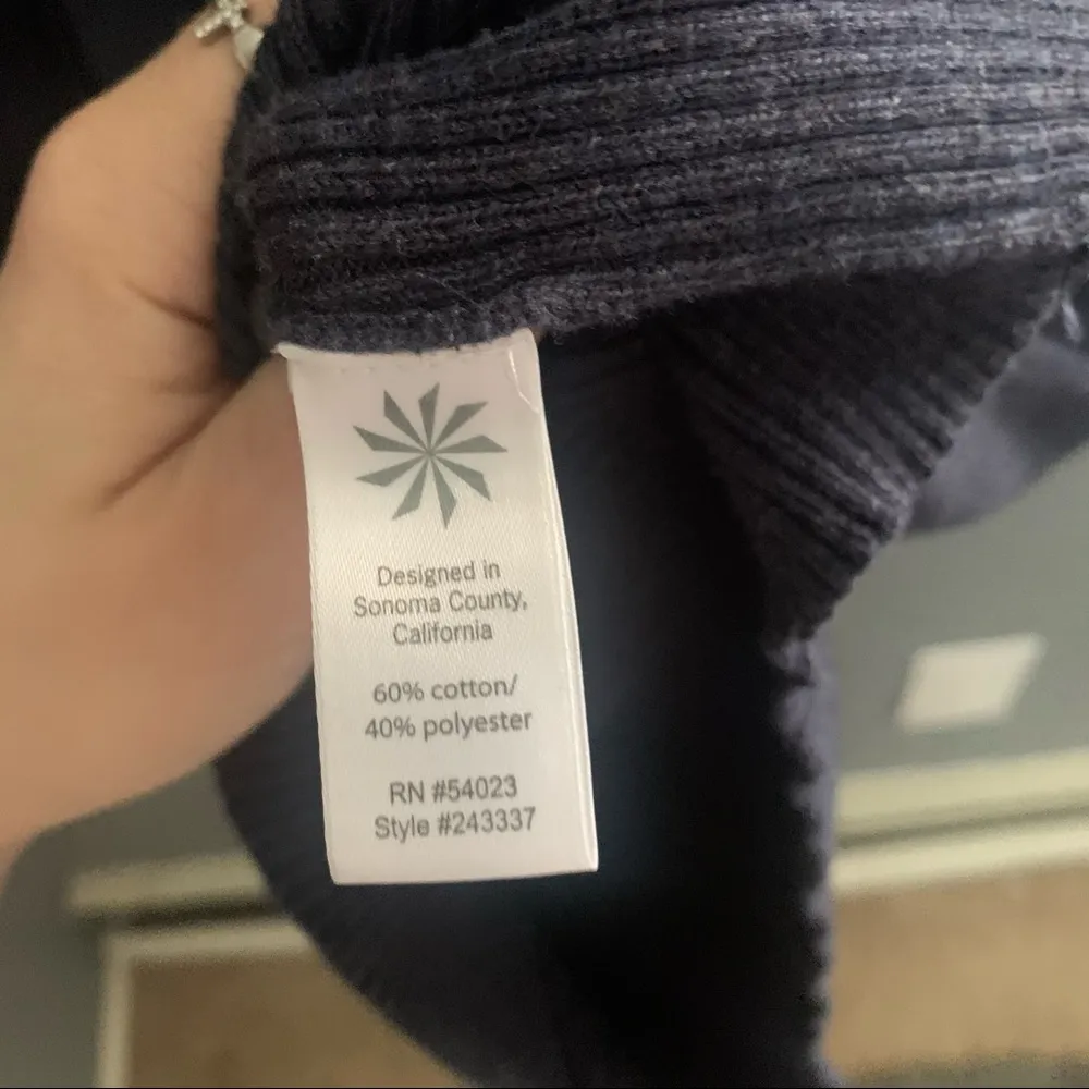 Athleta acacia blue cowl neck tunic sweater - Image 6