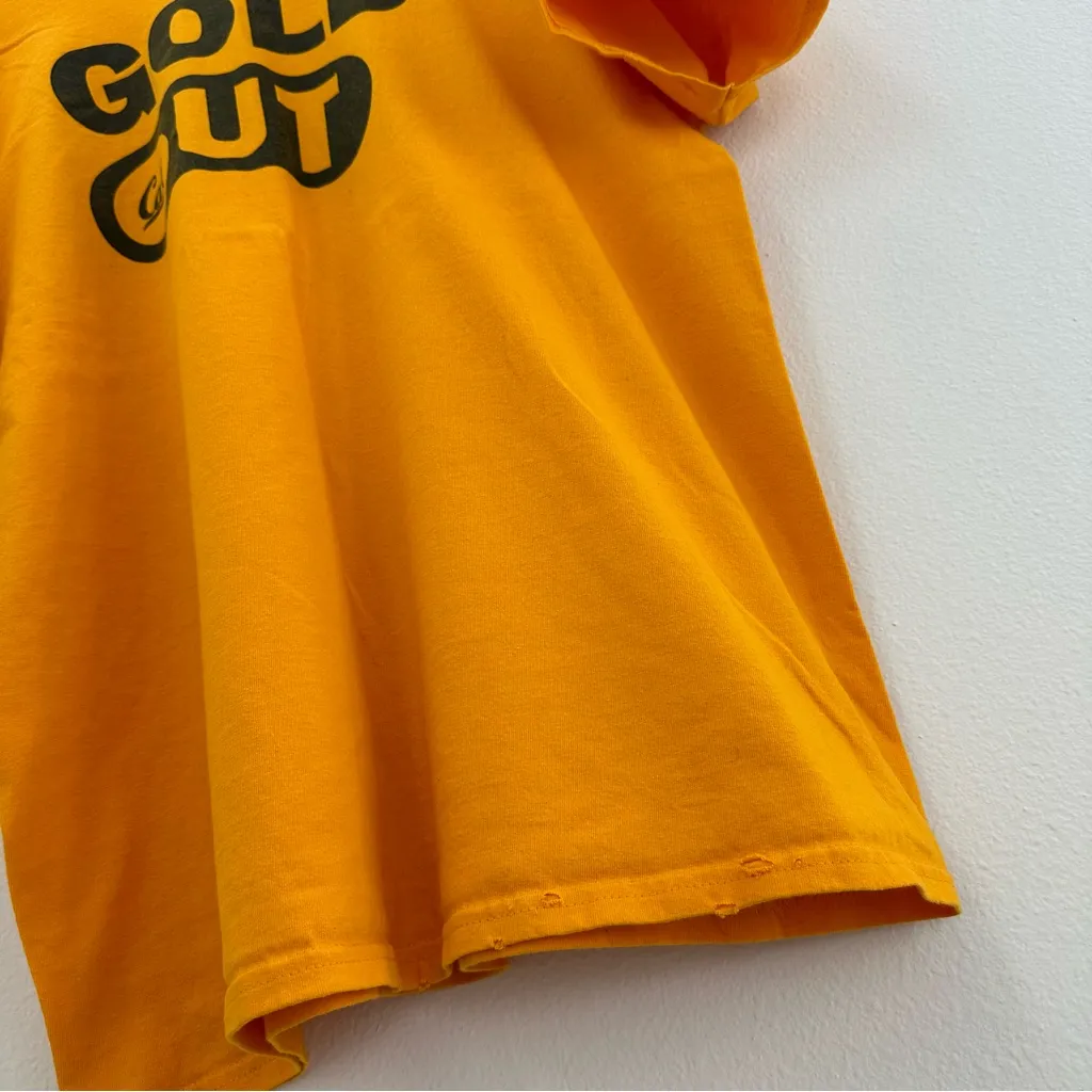 Yellow California Golden Bears UC Berkeley off the shoulder T - Image 4