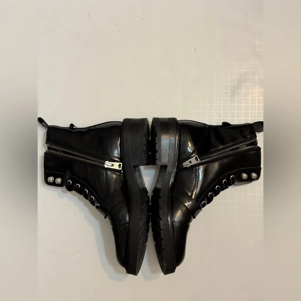 Like New! All Saints Donita Lace up boots, size 37 - Image 4