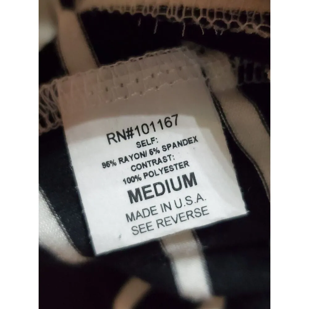 Kim & Cami Women's Black Polyester Round Neck Short Sleeve Casual Top Blouse M - Image 9