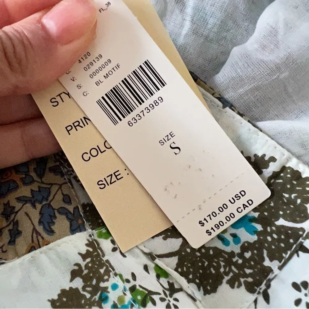 NWT ANTHROPOLOGIE Raga Floral Patchwork Tiered Maxi Skirt Small - Image 3