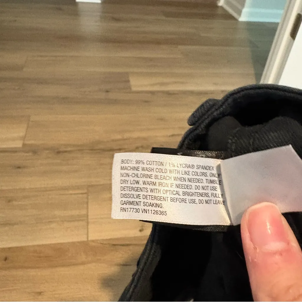 Universal Thread high rise sailor denim shorts black size 10 - Image 6