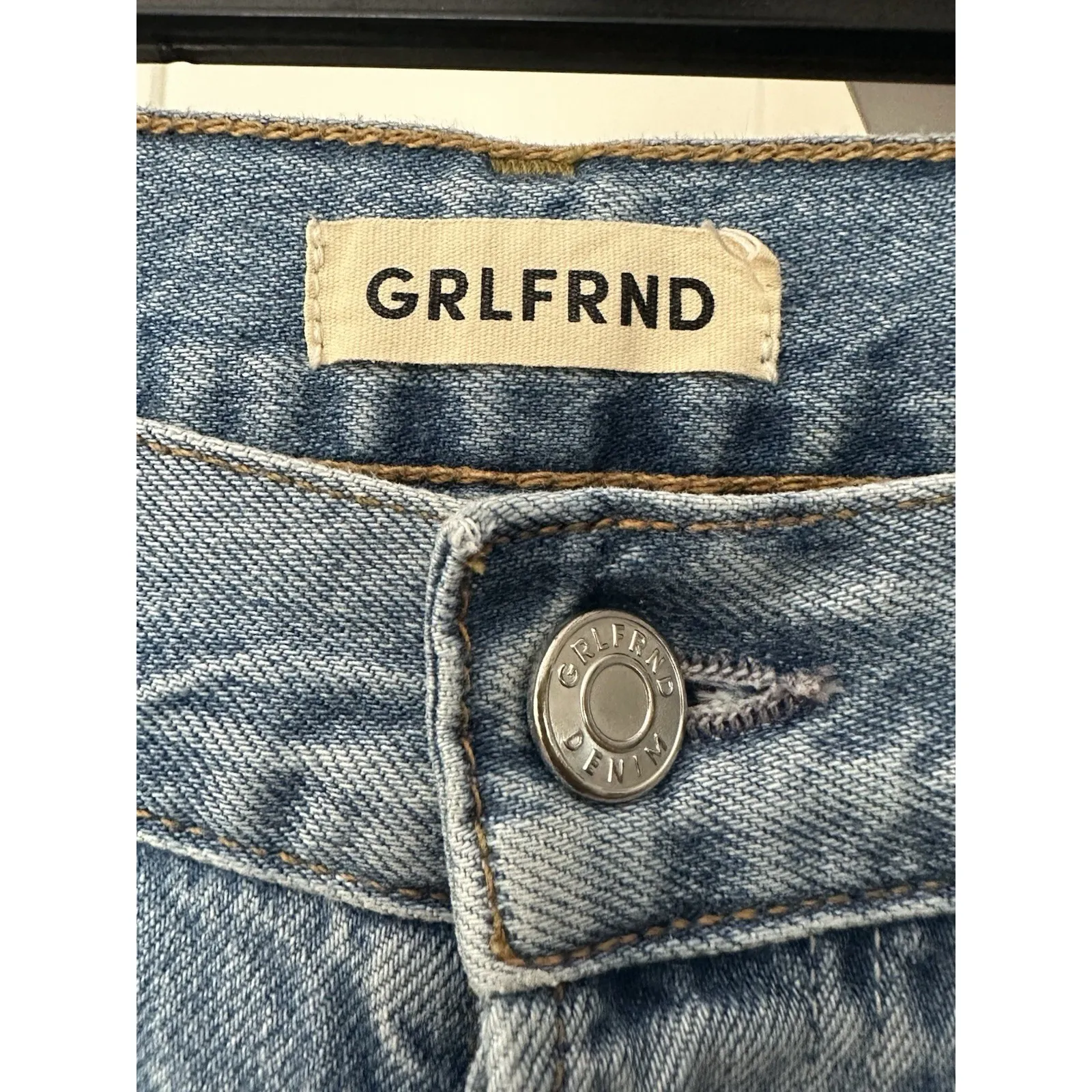 GRLFRND x Revolve The Bella Low Rise 26 Boyfriend Baggy Jeans Distressed #P1-8 - Image 3