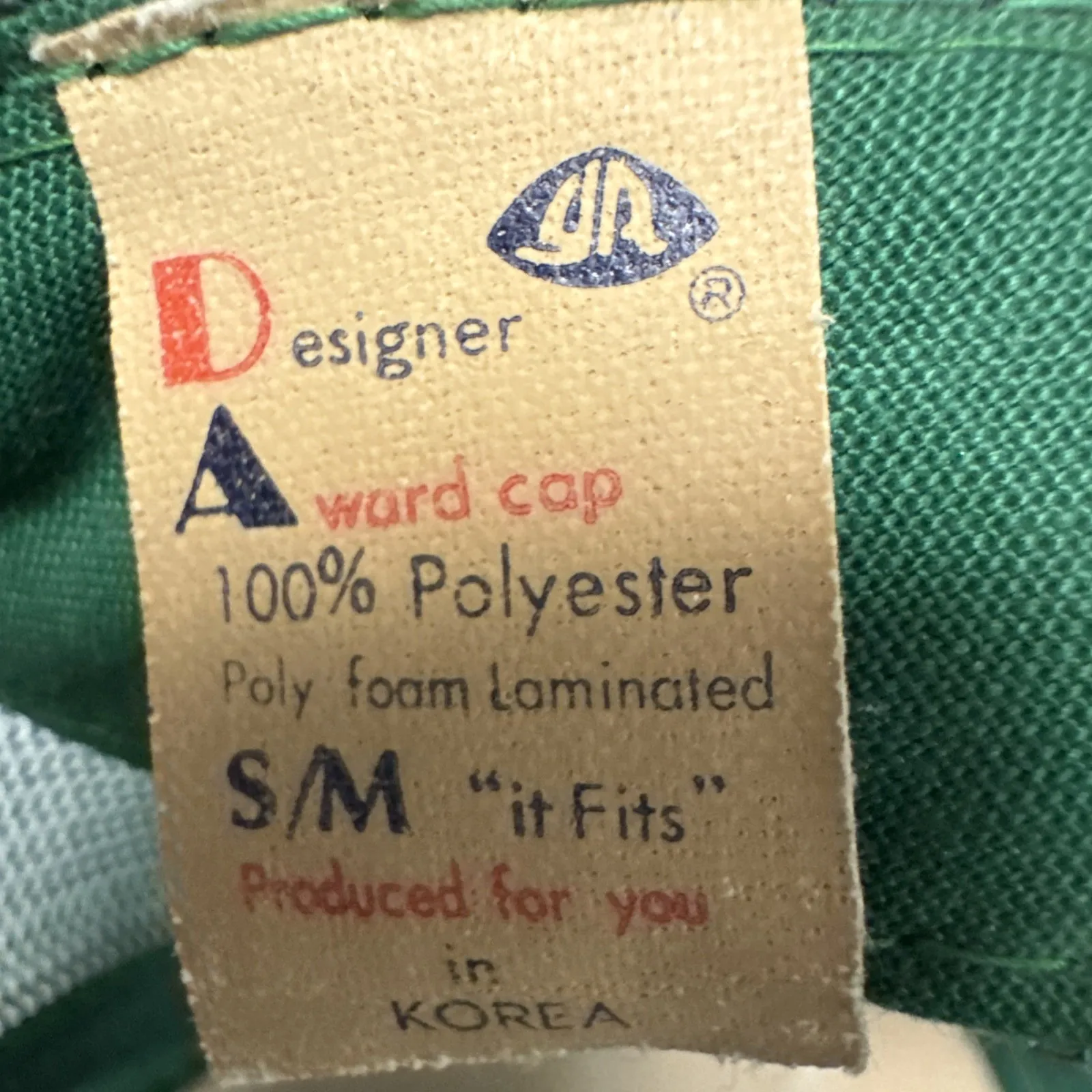 1985‎ The WOOD Family Reunion Trucker Hat Snapback Cap W/ Green Horseshoe Clover Blue - Image 6