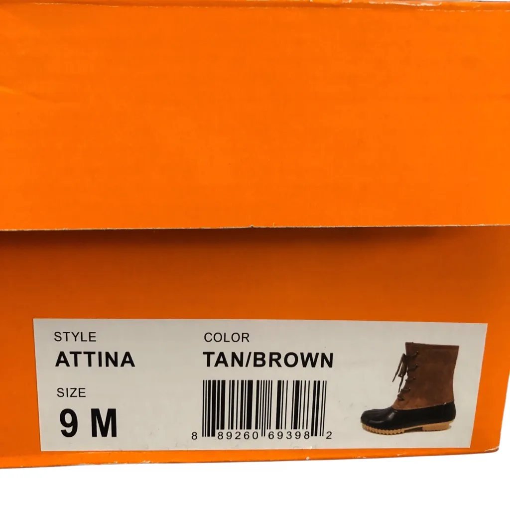 C Sporto Women's Attina Insulated Winter Duck Boot Size 9 NWT - Image 4