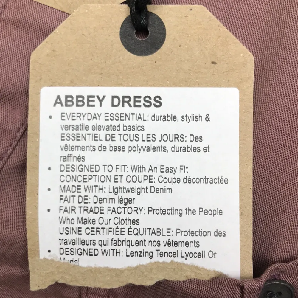 NWT  Women’s Abbey Mauve Pink Long Sleeve Button-Up Shirt Dress - Image 12