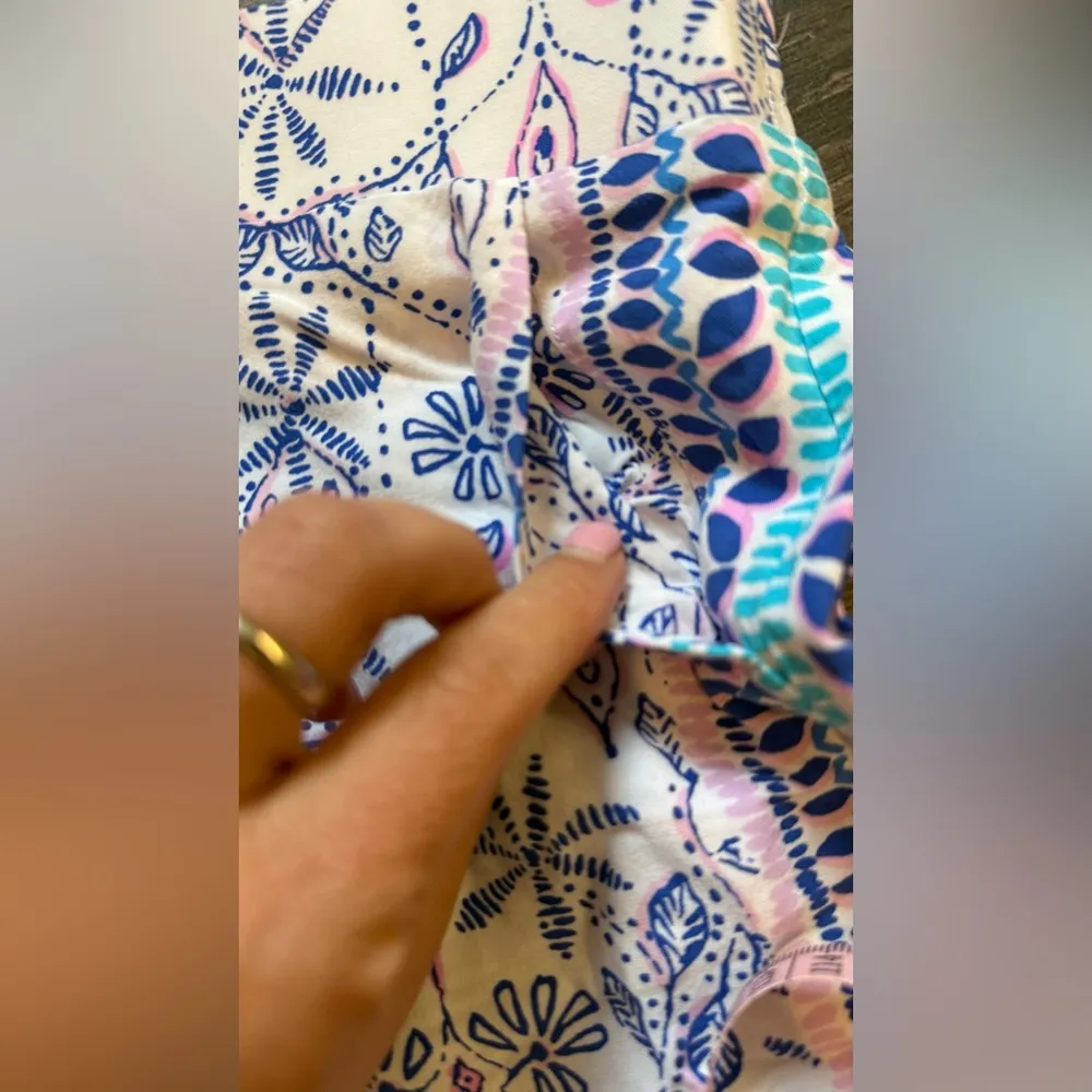 LILLY PULITZER Neilah Short 5” Resort White Time To Shine Engineered XS X1224 - Image 8