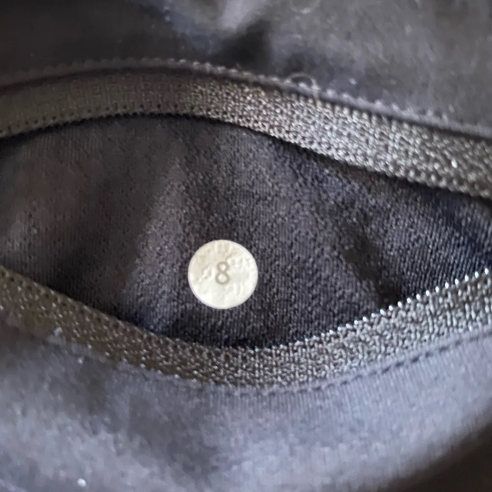 Lululemon Run: Back On Track Crop Black Size 8 - Image 6