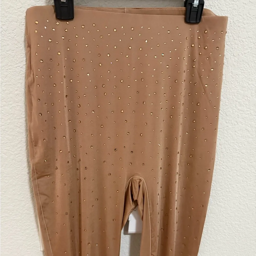 SKIMS x Swarovski Jelly Sheer Crystal High-Waisted Leggings Sienna Large NEW - Image 8
