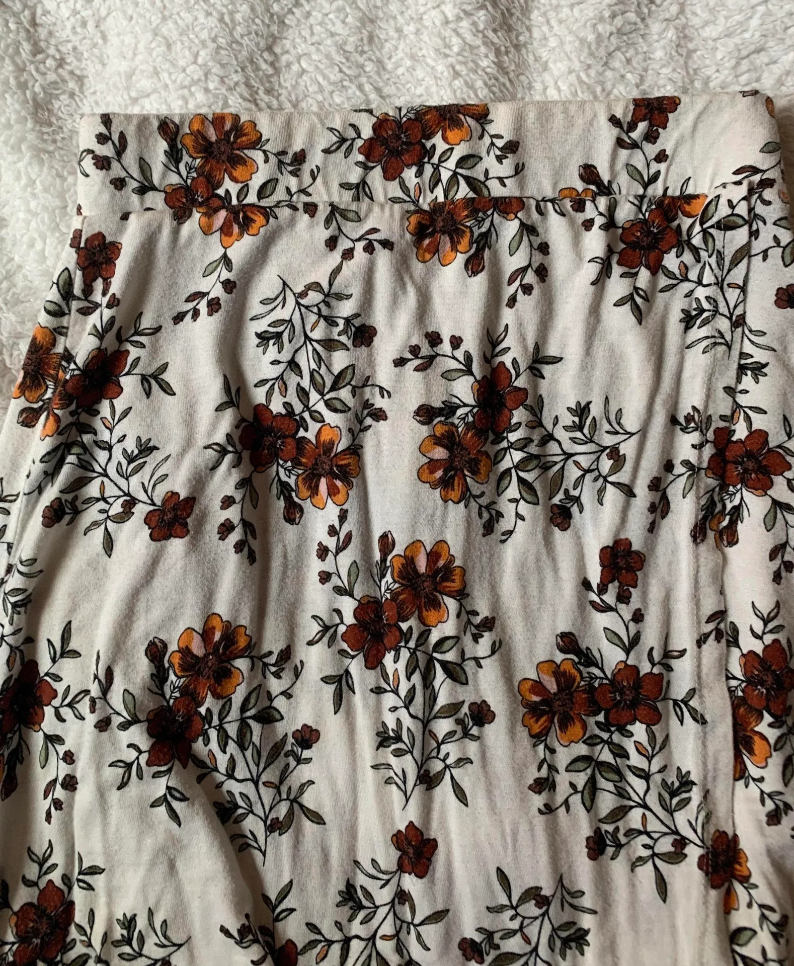 Flowy Autumn Colored Long Skirt Size XS - Image 2