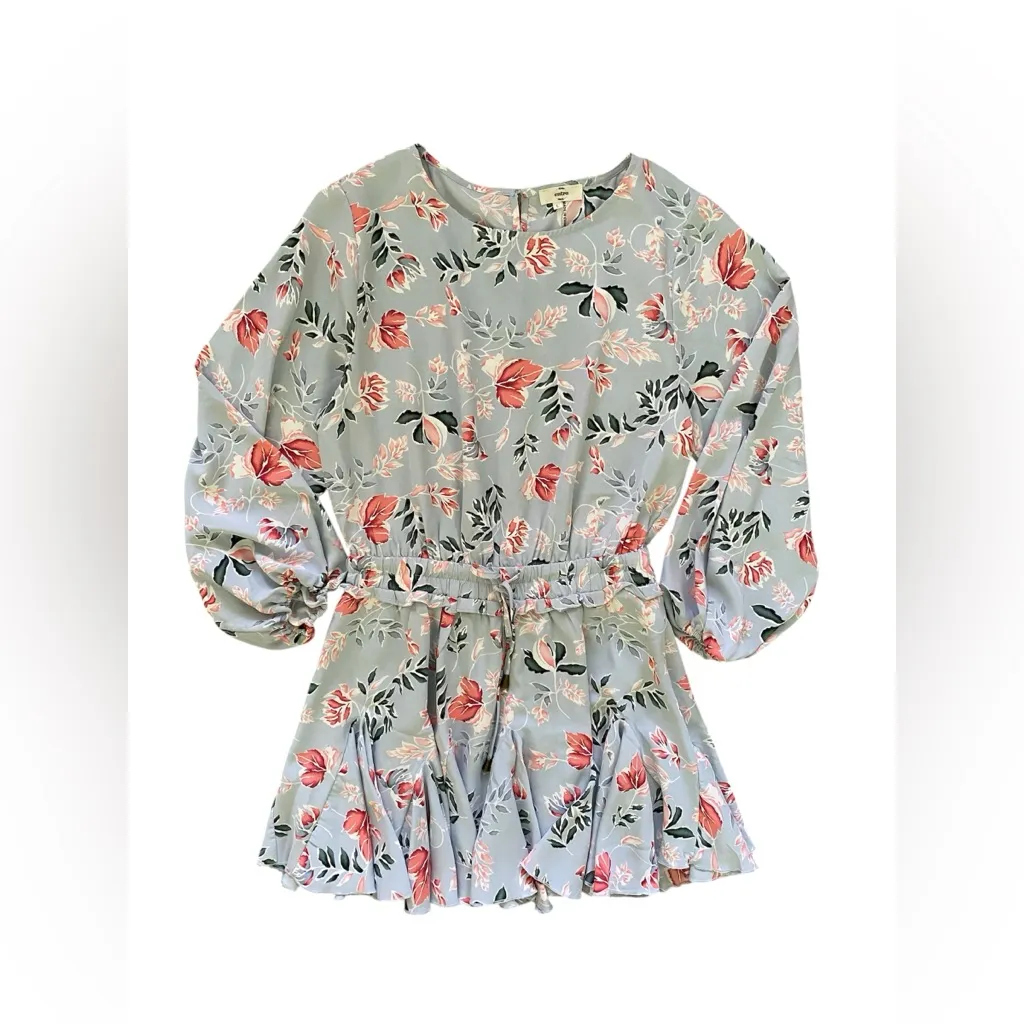 entro Women’s Floral Dress Size Large Flowy Smocked Office Teacher Career - Image 2