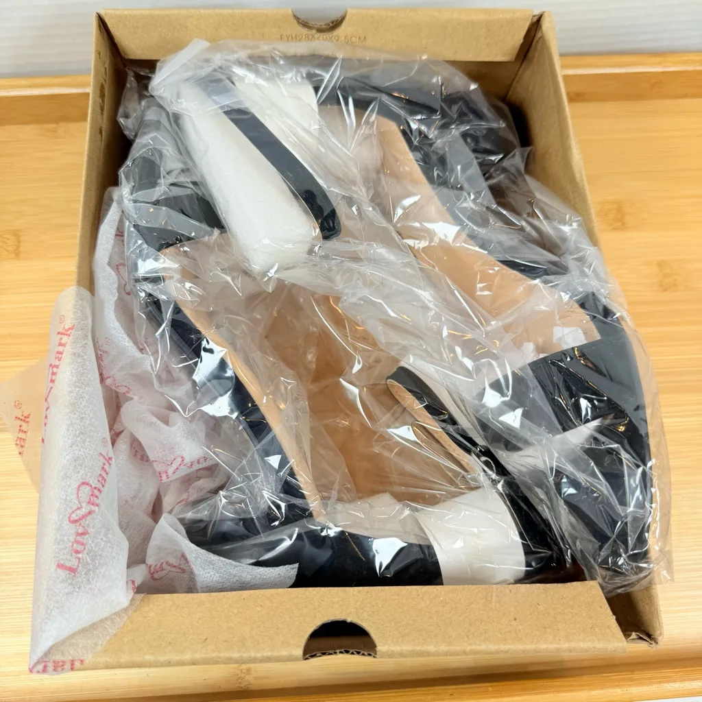 Lovmark Black Suede Ankle Strap Block Heel Women’s 10 Heels Dress Classic Office - Image 5