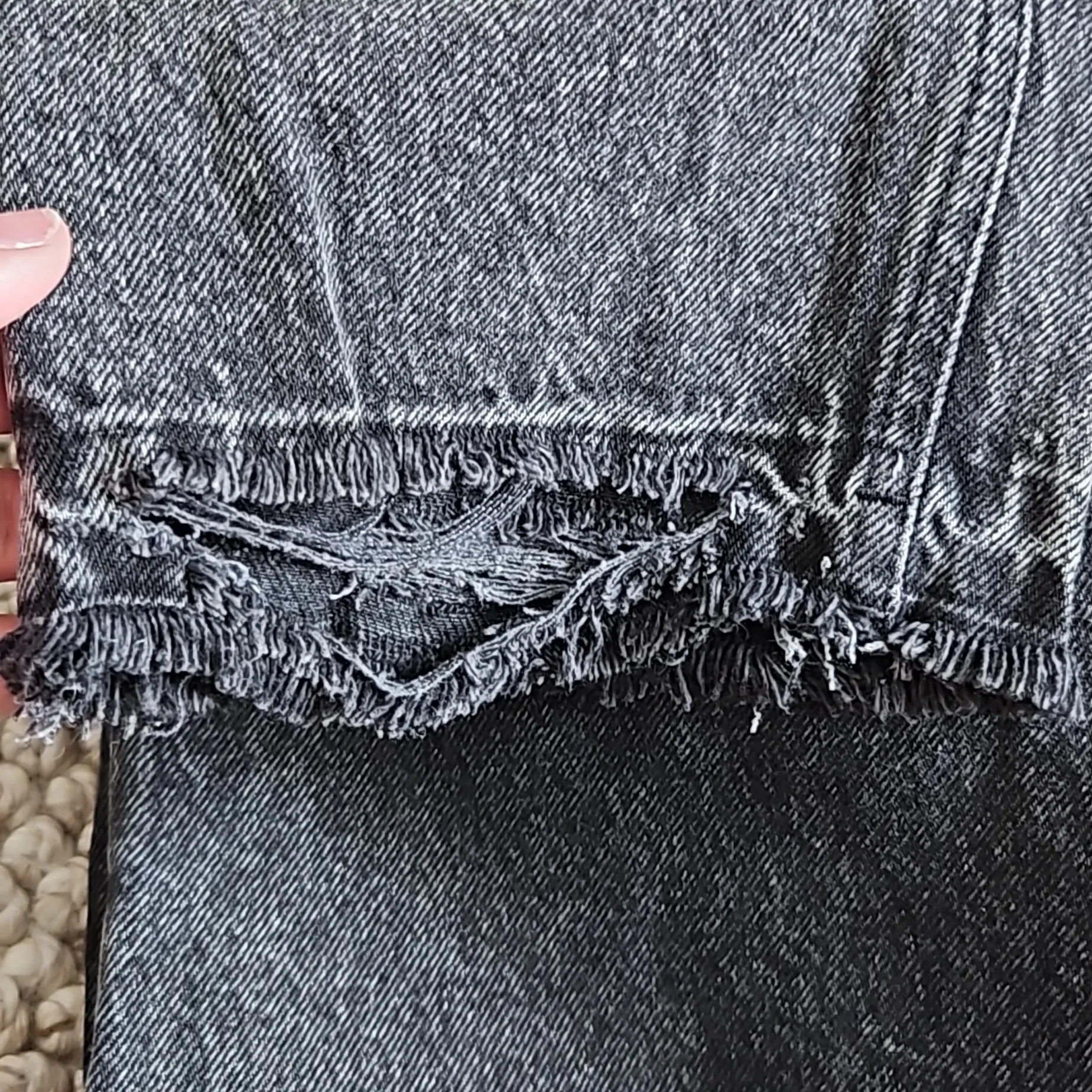 PAIGE Women's Sarah Straight Ankle Jeans with Undone Hem Size 27 - Image 8