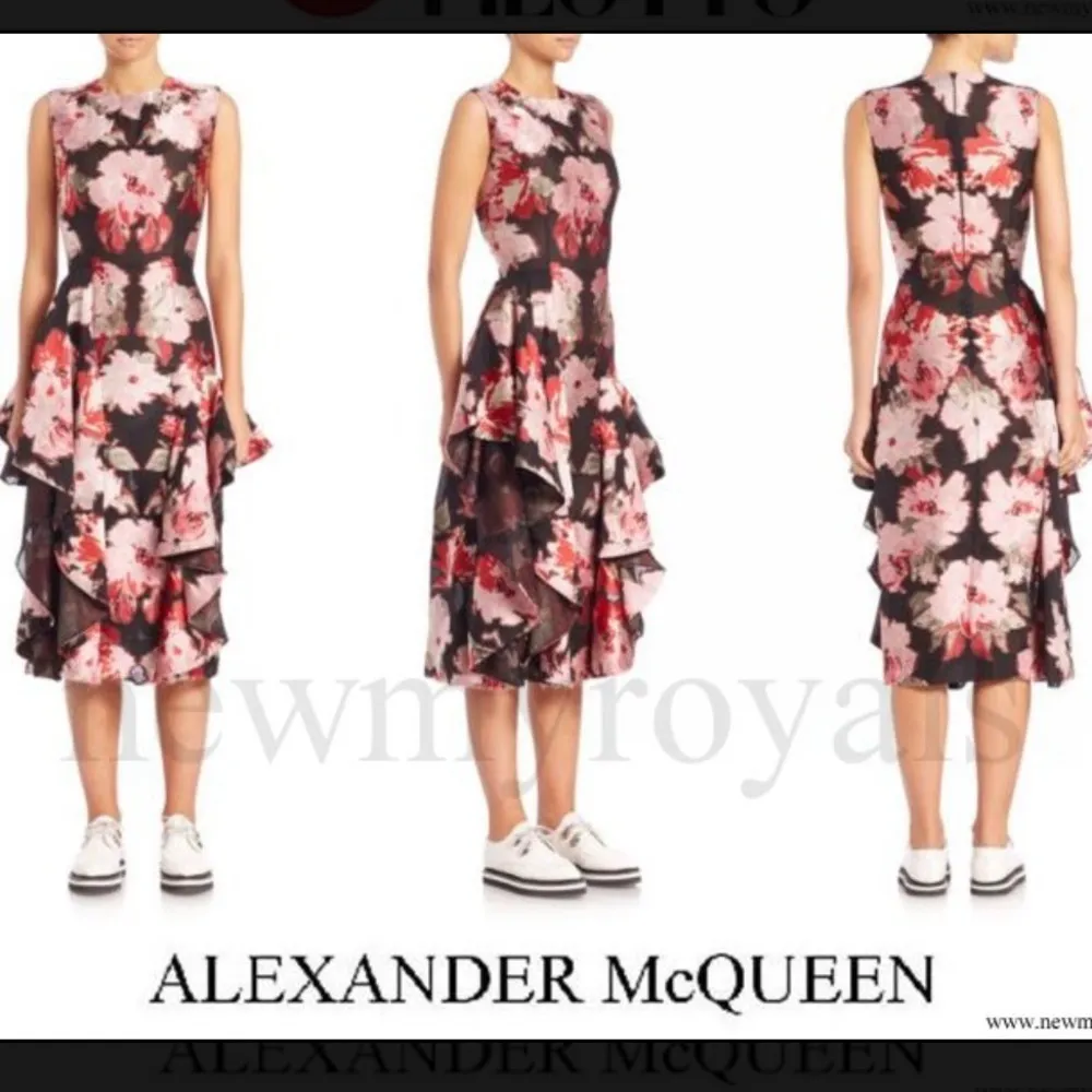 nwt Alexander McQueen floral dress - Image 2