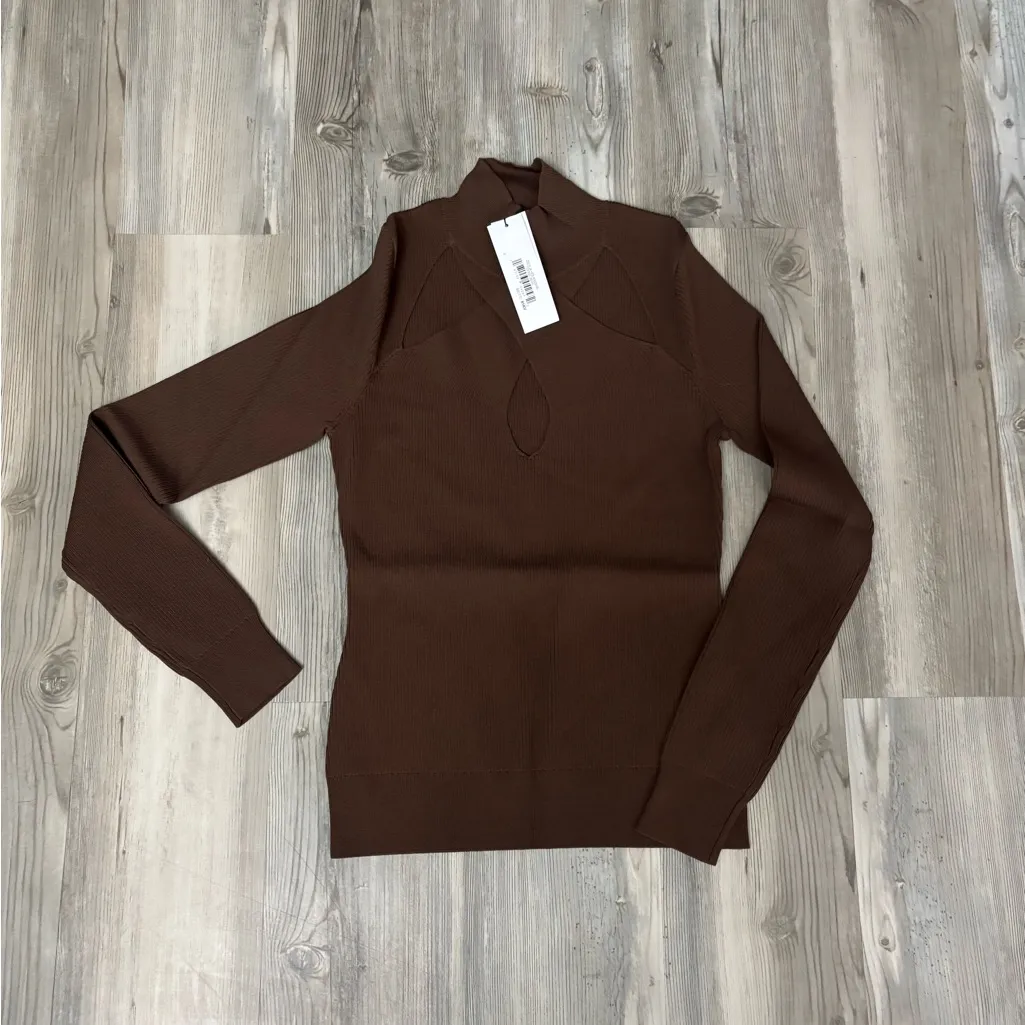 The Drop NWT Cecelia Coffee Bean Brown Women's Sweater - Image 7