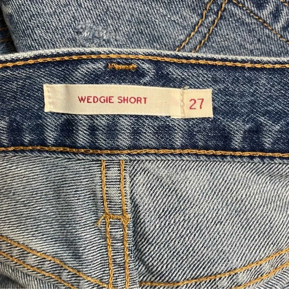 Levi's Levi’s Wedgie Short Distressed Size 27 - Image 4