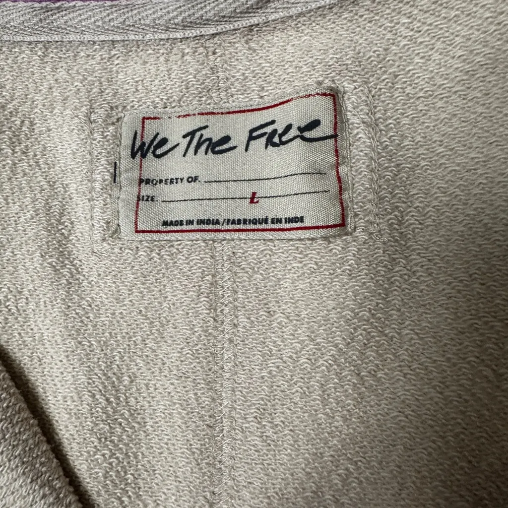 Free People  We The Free Clean Prep Polo Pullover Size Large - Image 4