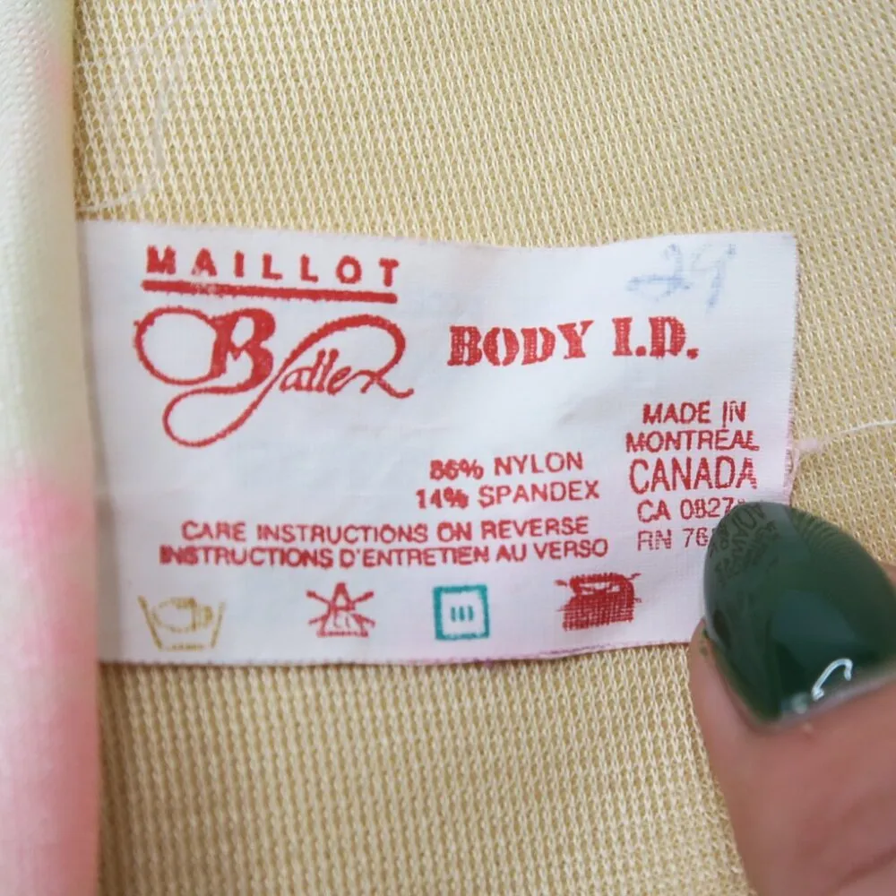 Vintage 80s Maillot Baltex Neon Hawaiian Floral One Piece Swimsuit - Image 11