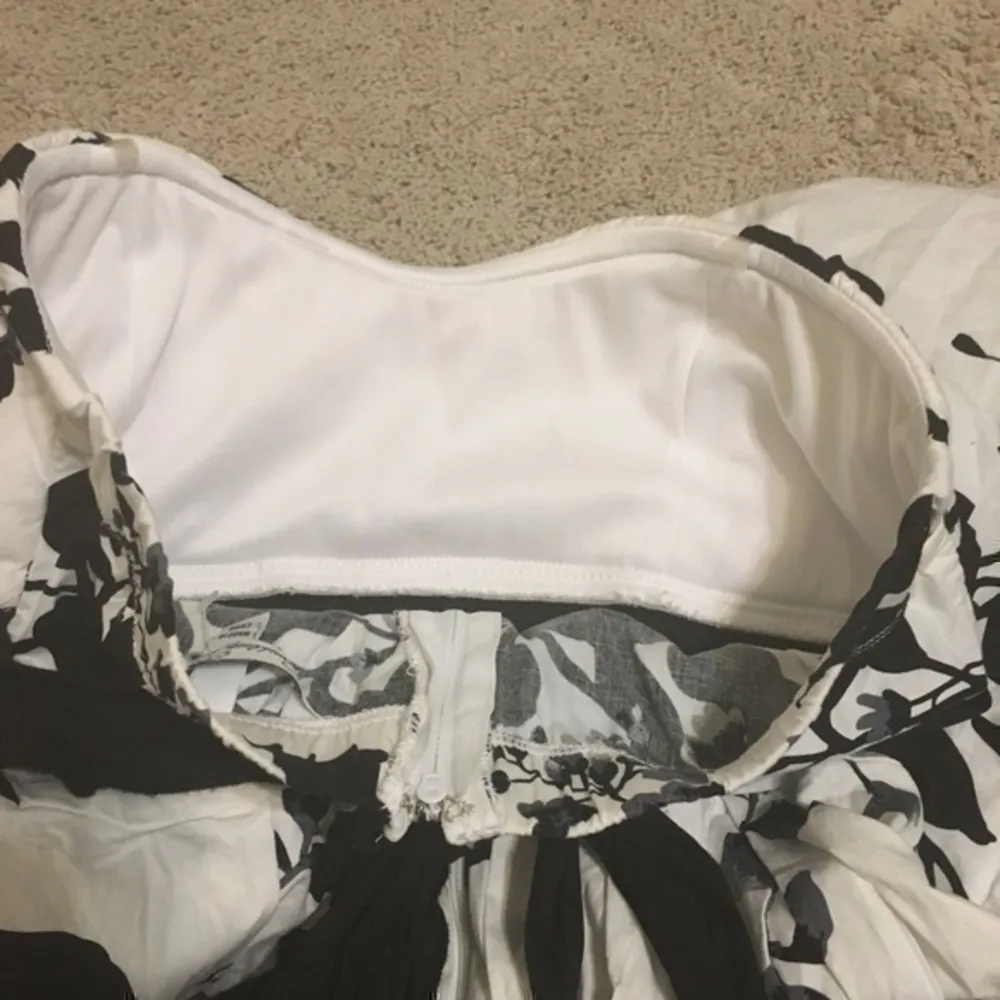 Strapless Floral Dress size 7 juniors - Image 7