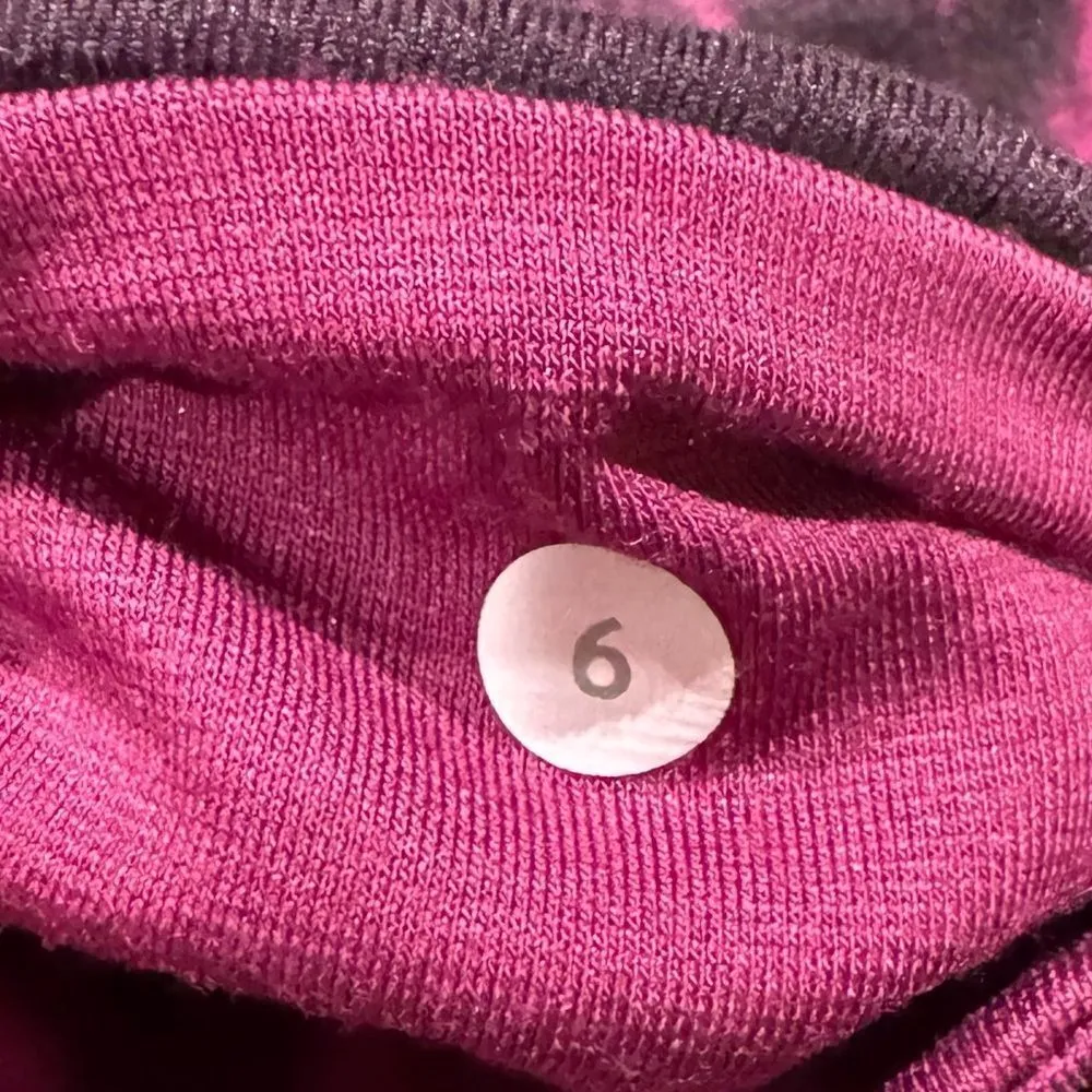 Lululemon Wunder Under Pant Full-On Luon Breezie Regal Plum Black Women’s 6 - Image 2