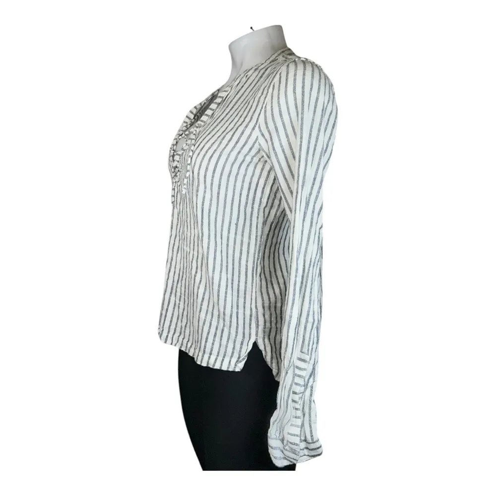 Women’s Abercrombie And Fitch Striped Top Size Small 100% cotton - Image 3
