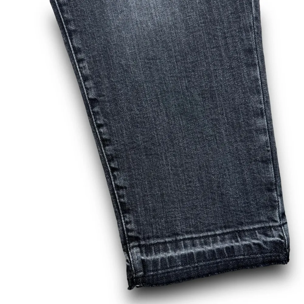 NEW ANA Womens High Rise Straight Jeans Black Dark Rinse Denim Plus Size 18W - Image 4