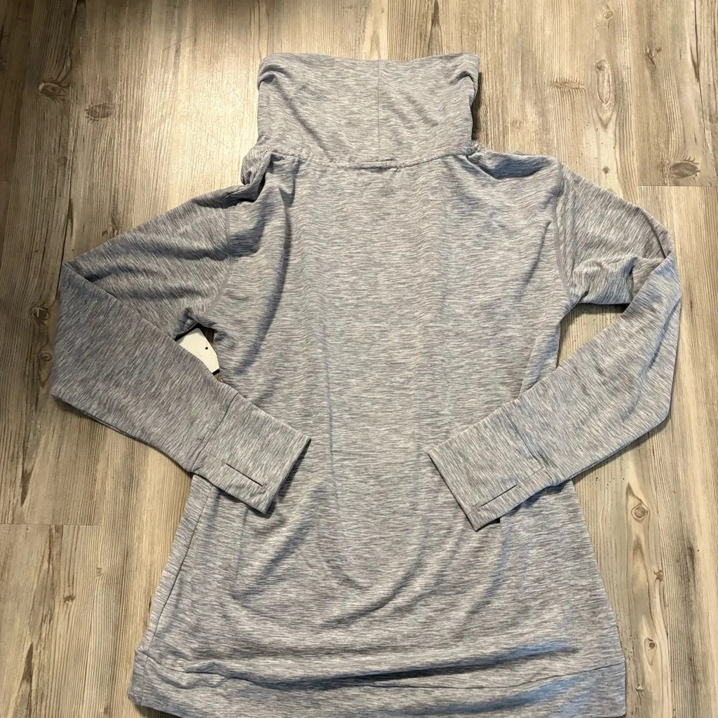 Danskin Heather Gray Women's cowel neck NWT - Image 2
