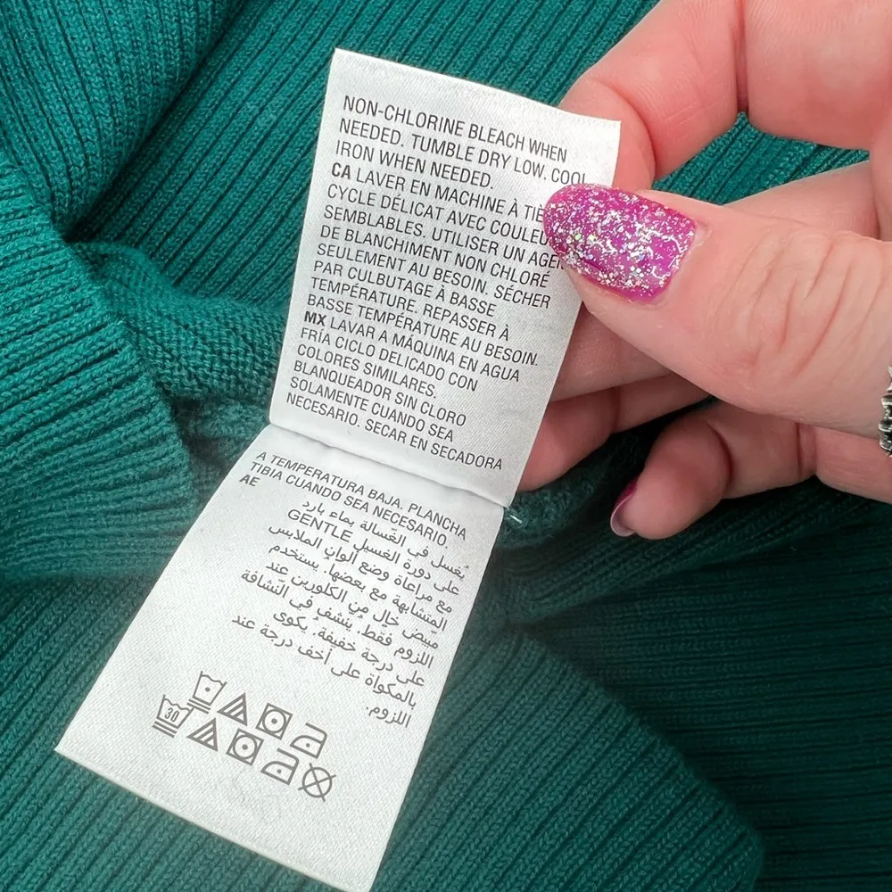 Teal Style & Co. Sweater M - Image 8