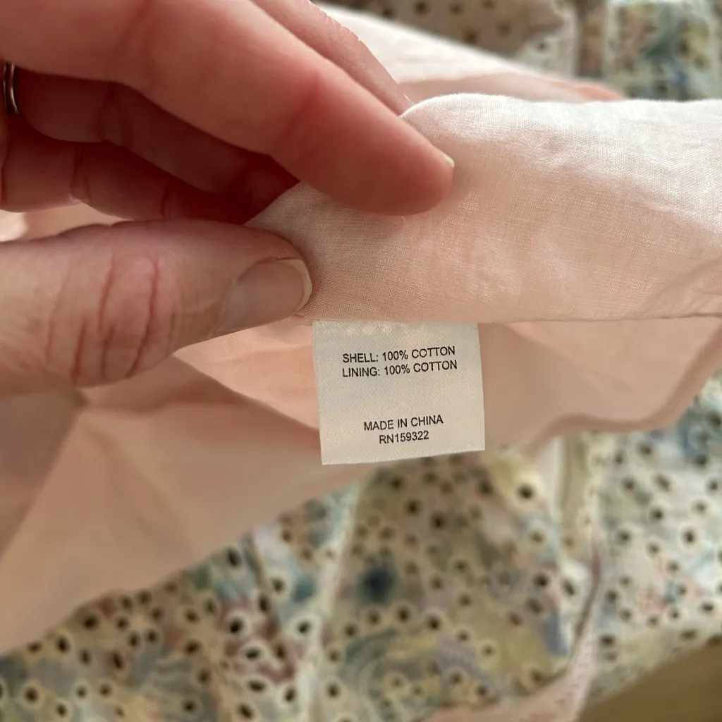 Evereve Lizzy Eyelet Floral Midi Dress - Image 11