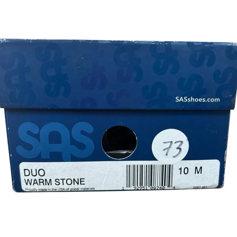 SAS Duo Comfort Sandal Linen Beige Warm Stone 10 M Women's Shoes New In Box Tan - Image 8