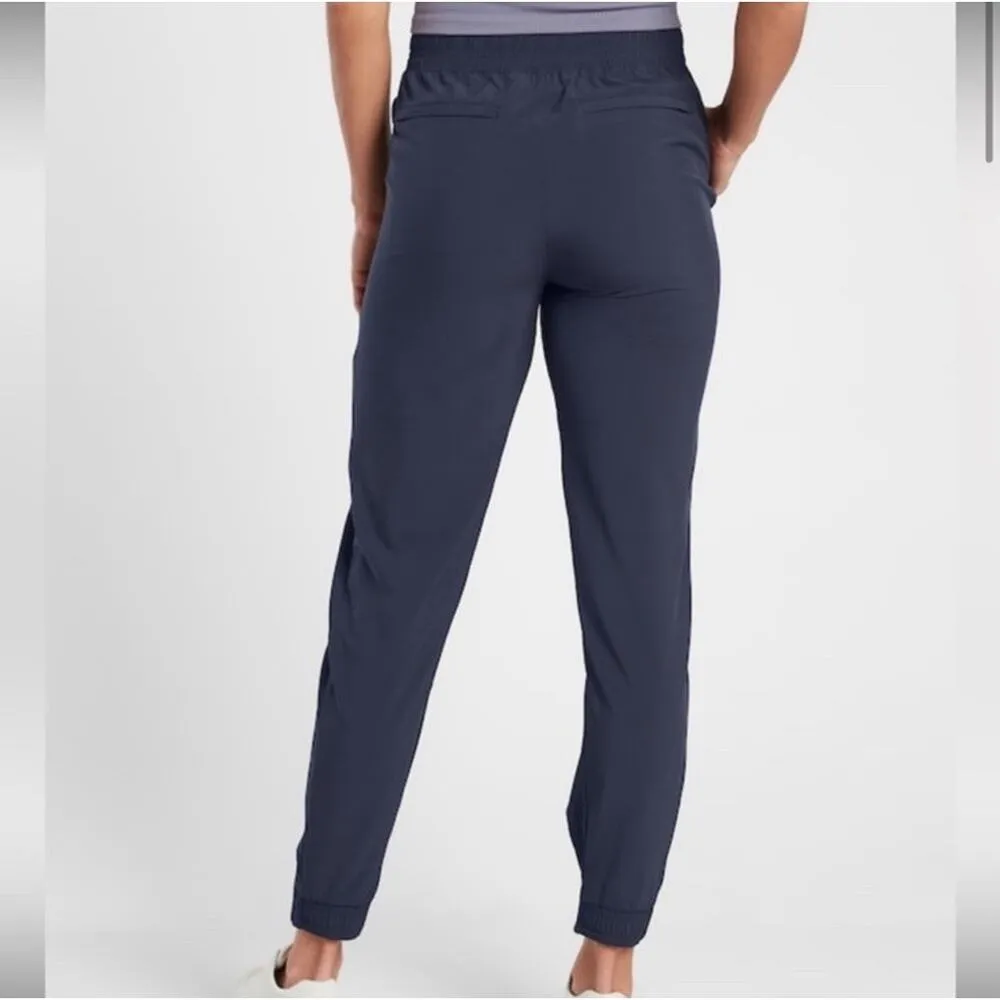 ATHLETA Brooklyn Jogger Pants Dark Navy Blue Pull On Women’s Size 4 Style 530631 - Image 2