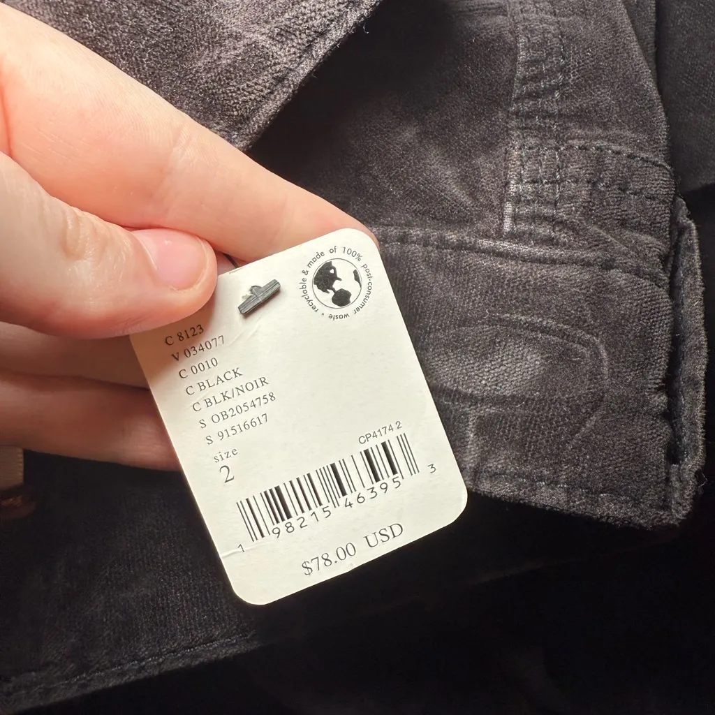 Free People Black Boot Cut Pants - Image 3