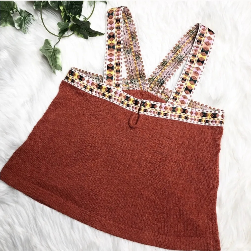 NWT Madewell Embroidered Swing Sweater Tank Small - Image 4