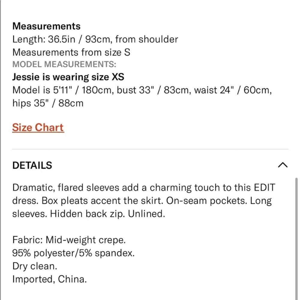 The Brand NWOT Black Box Pleat Easy Dress - Image 12