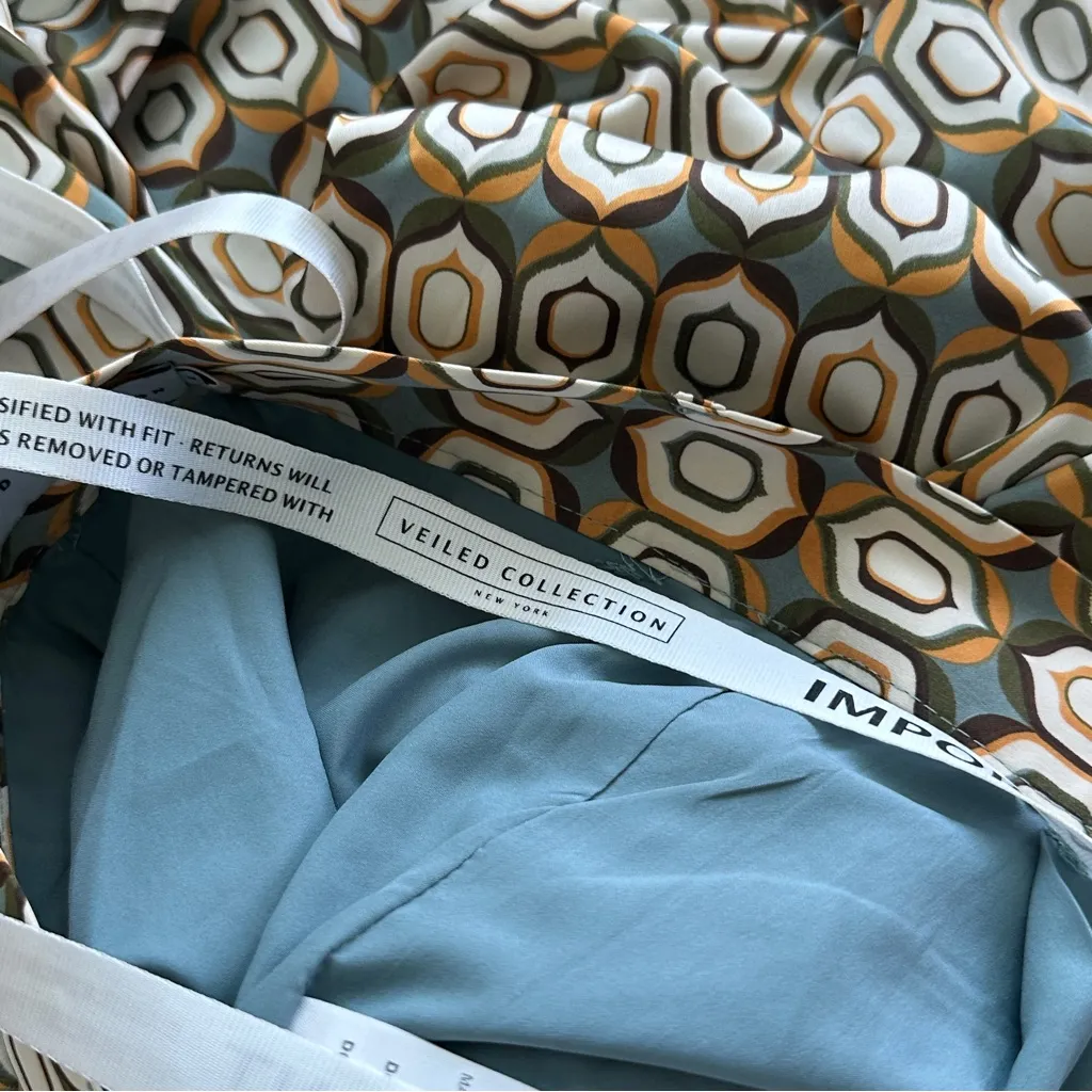 Veiled Collection Geometric Patterned high rise Wide - Image 10