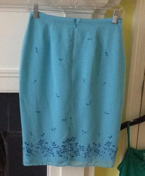 Vintage Skirt Turquoise - Size 3/4 - Image 2