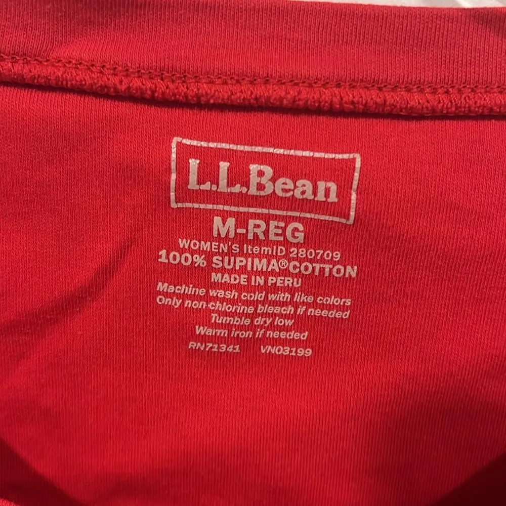L.L. Bean cotton tank tshirt top . Size M - Image 3