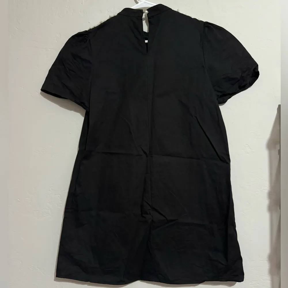 Sister Jane Black Feather Star Mini Dress (S) - Image 3