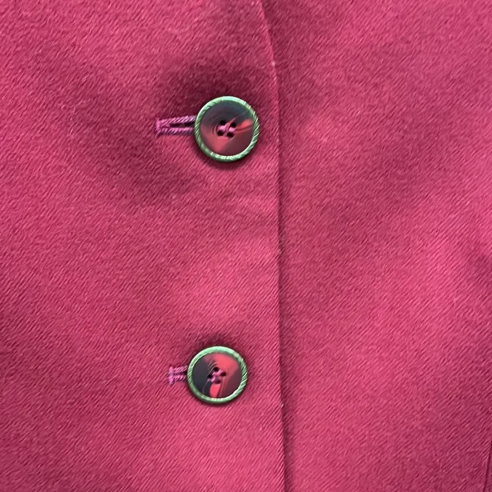 Vintage Pendleton Wool Ruby Red Blazer 6 - Image 2