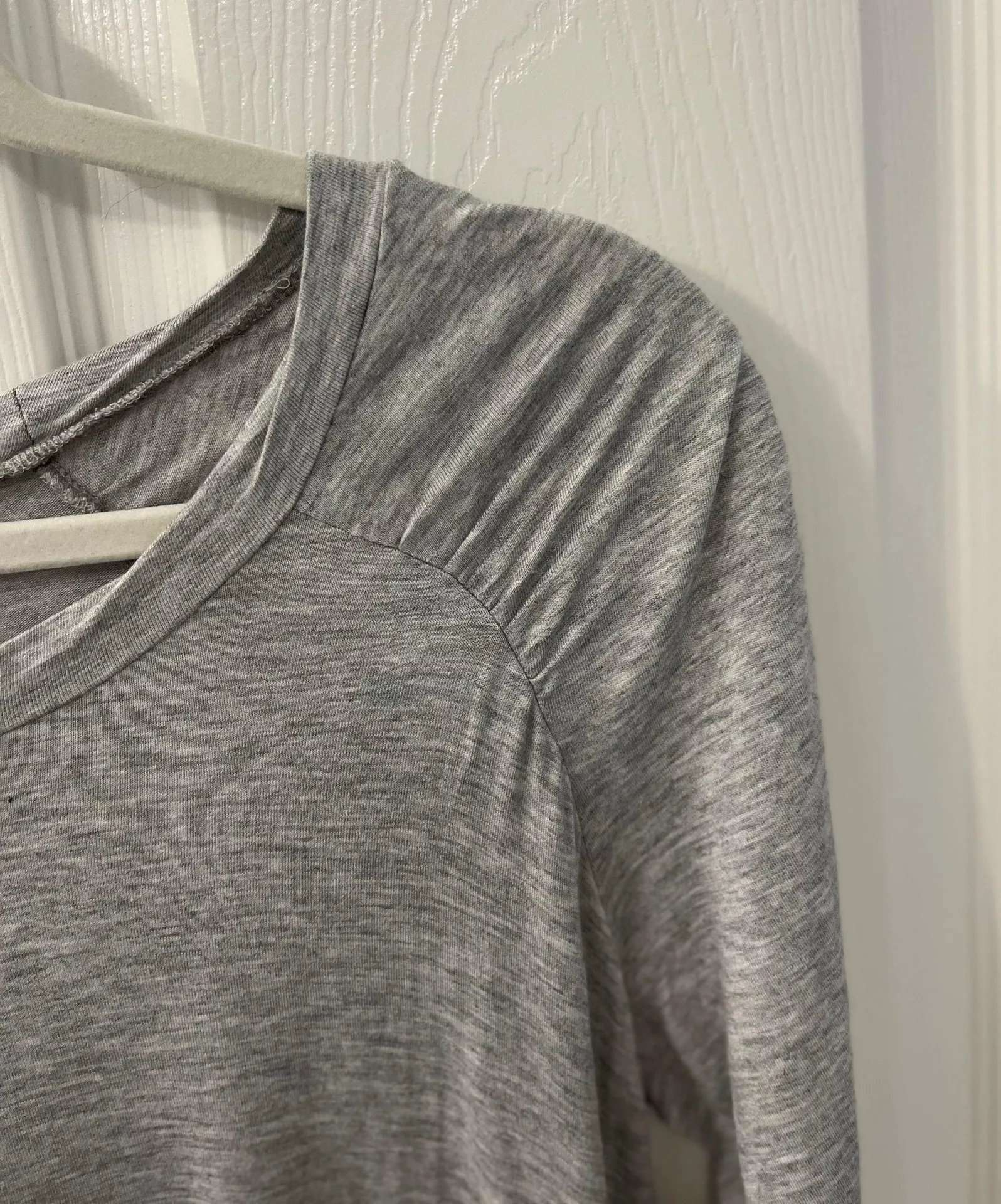 Kenar Light Gray 3/4 Sleeve Size Medium Top - Image 3