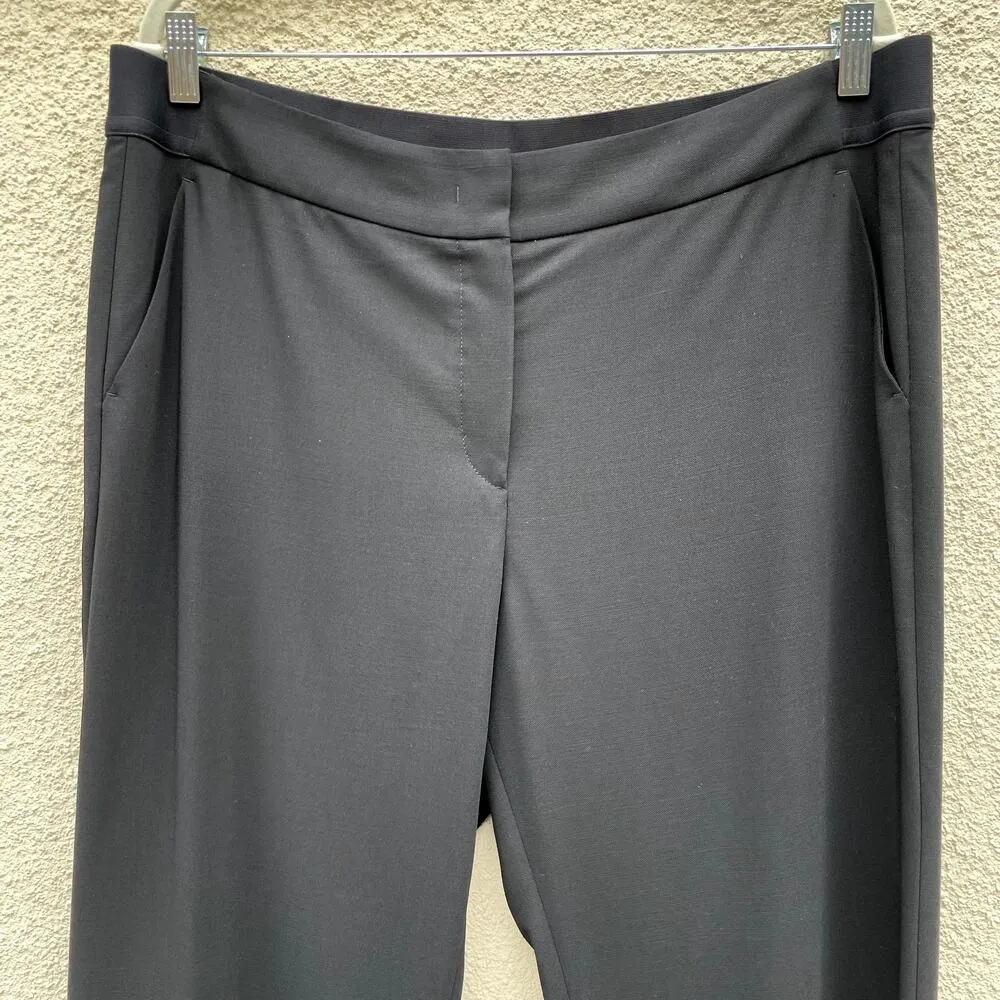 Giorgio Armani Black Wool Trousers 50/US 34 Stretch - Image 4